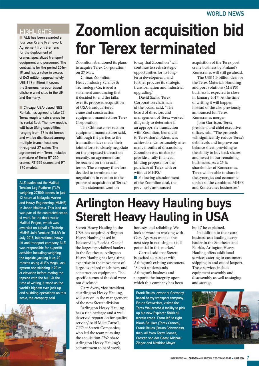 Int. Cranes and Specialized Transp Preview Pages