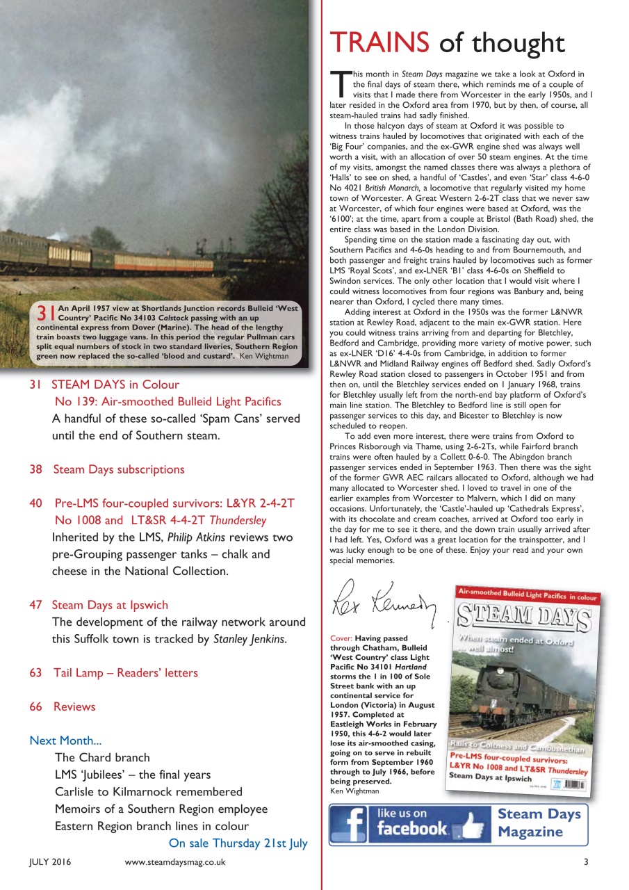 Steam Days Preview Pages