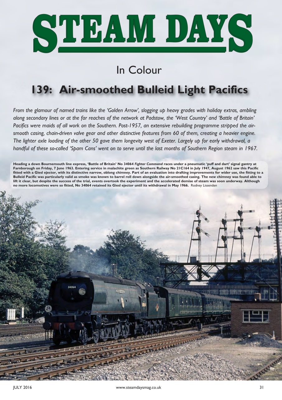 Steam Days Preview Pages