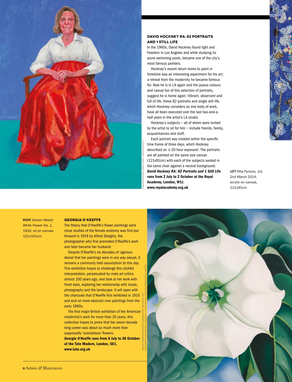 Artists & Illustrators Preview Pages