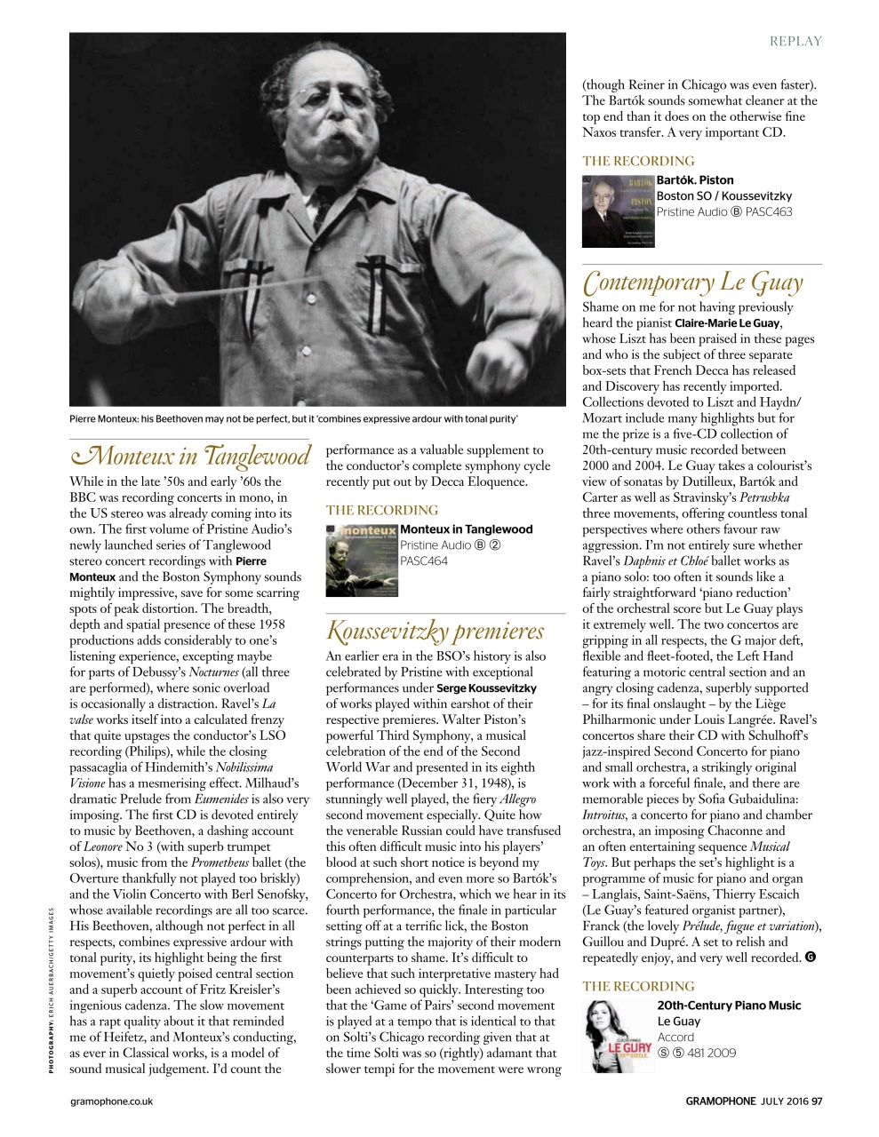 Gramophone Preview Pages