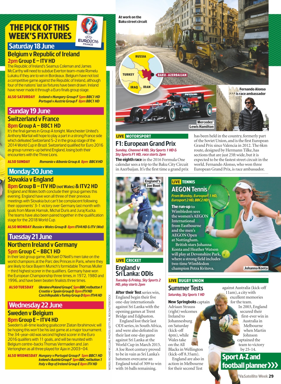 TV & Satellite Week Preview Pages