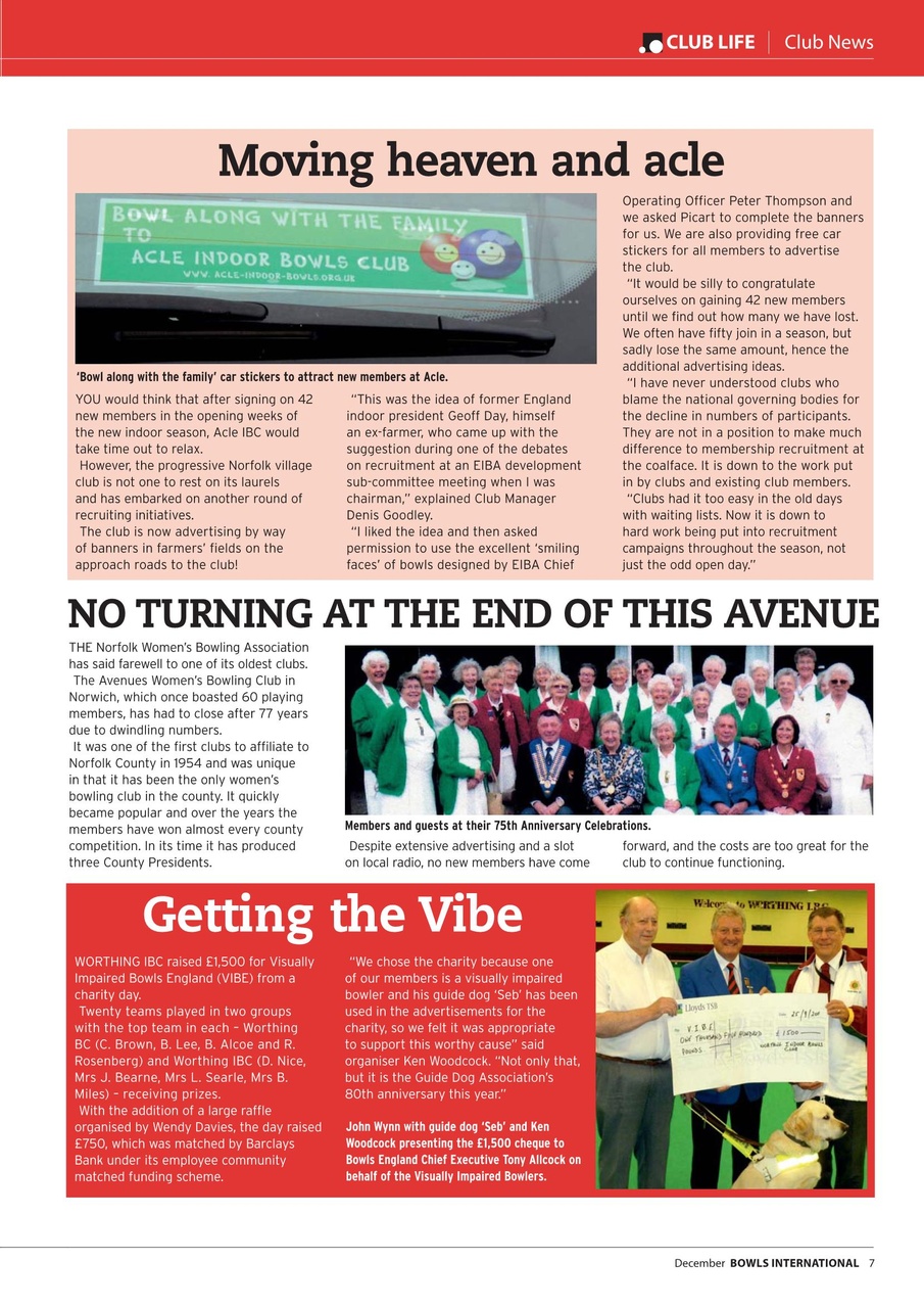 Bowls International Preview Pages