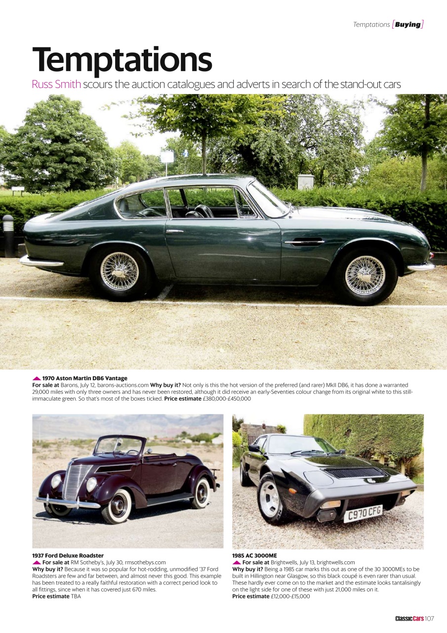 Classic Cars Preview Pages
