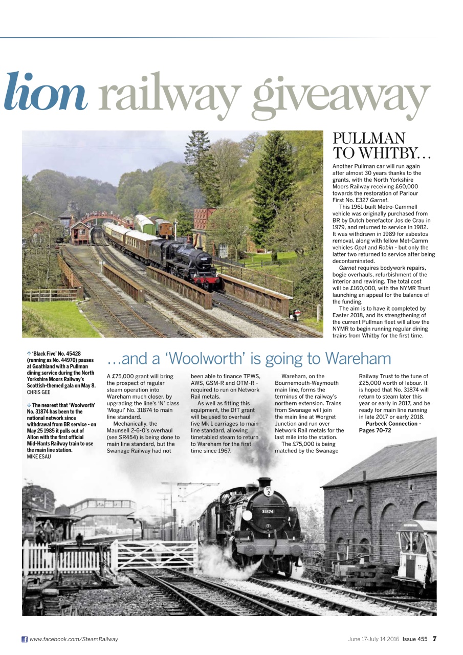 Steam Railway Preview Pages