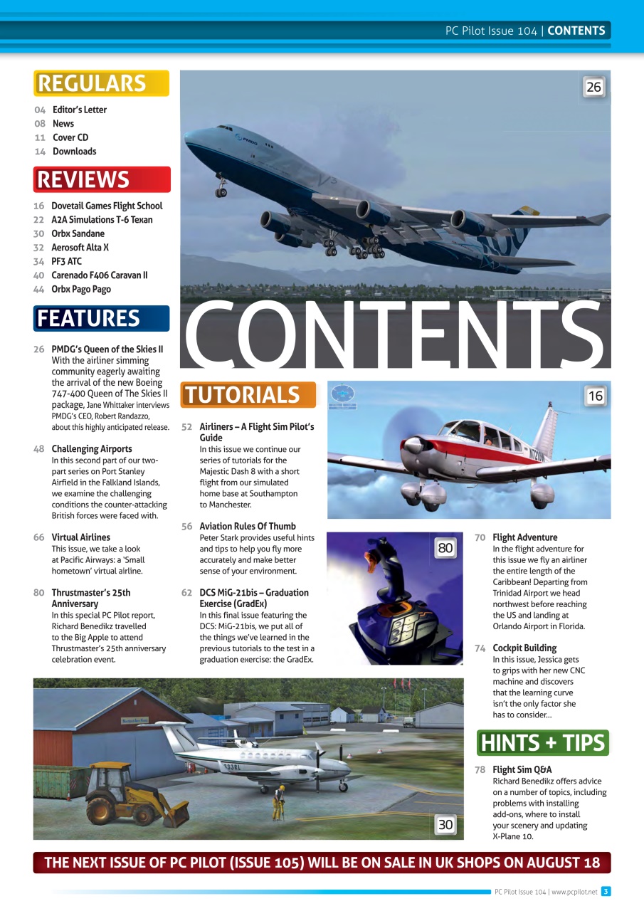 PC Pilot Preview Pages