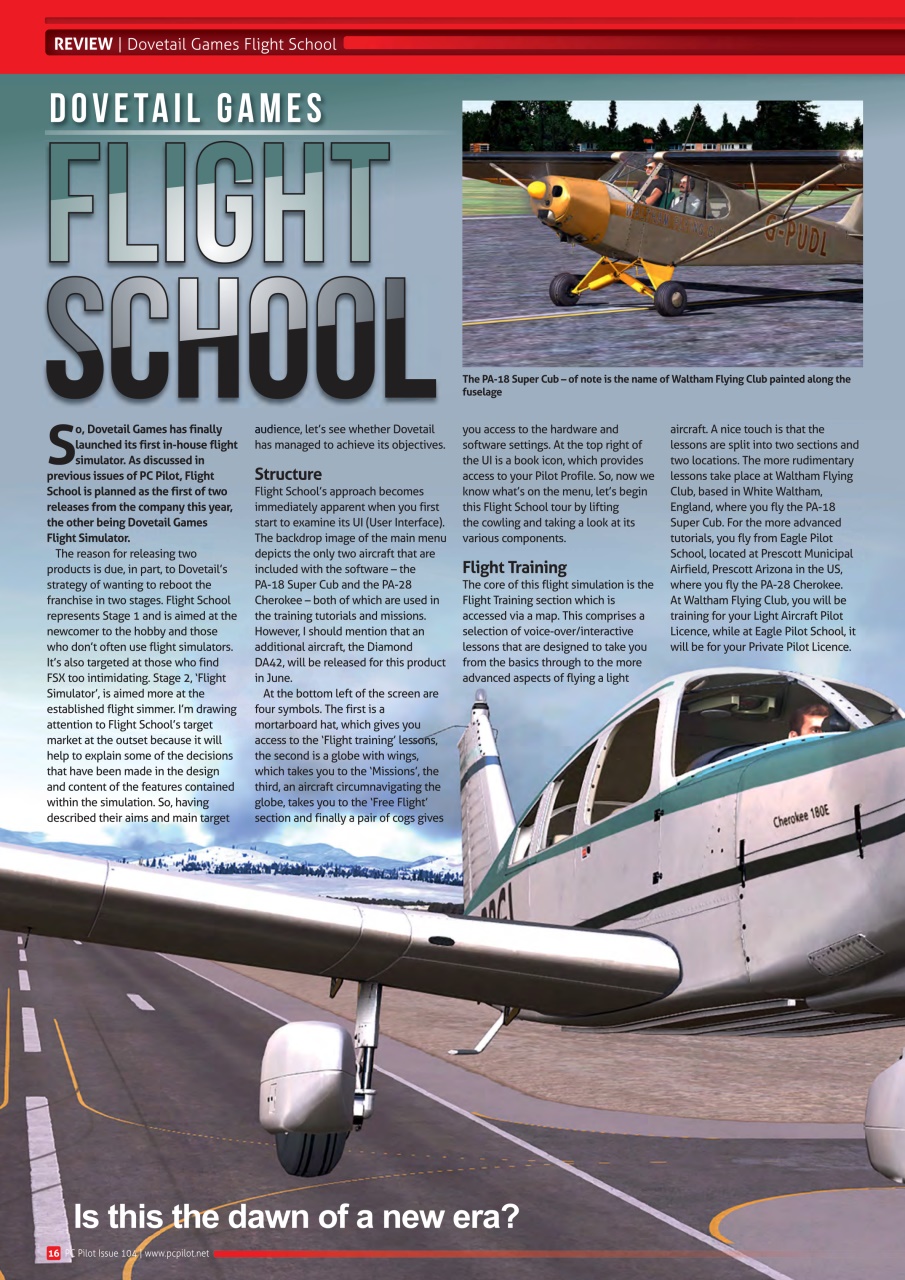 PC Pilot Preview Pages