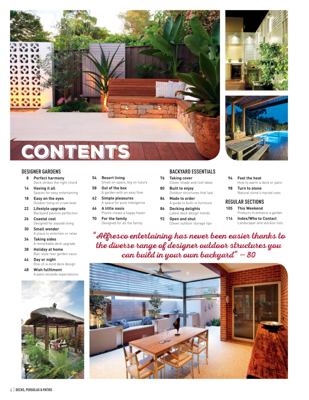 Backyard & Outdoor Living Preview Pages