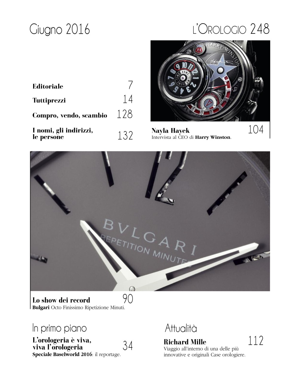 L'Orologio Preview Pages