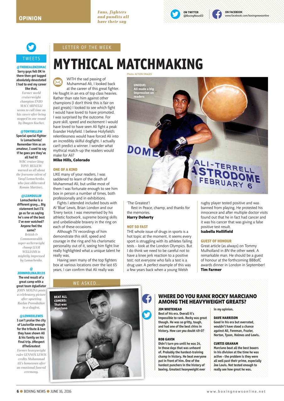 Boxing News Preview Pages