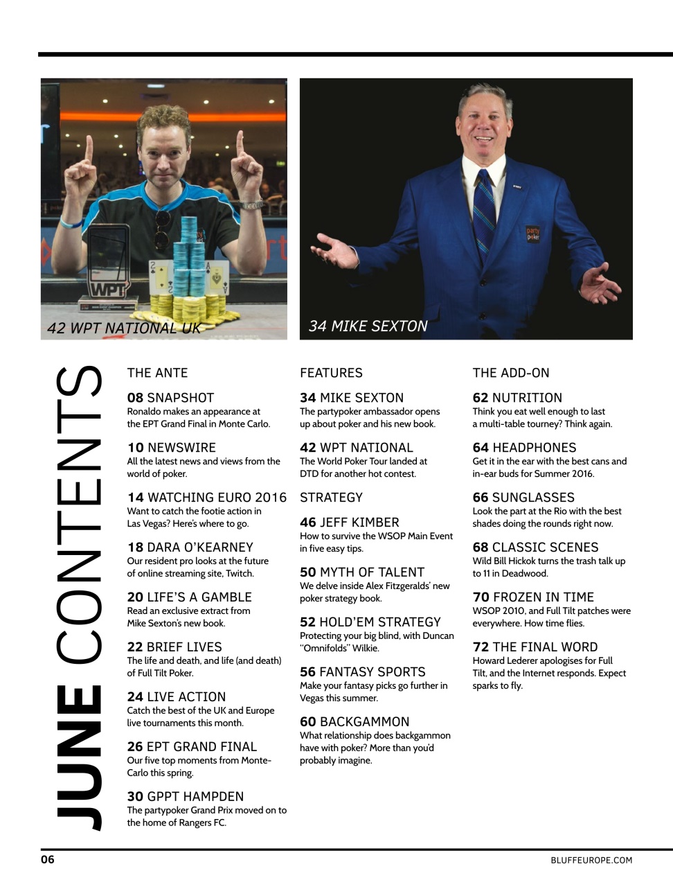 Bluff Europe Preview Pages