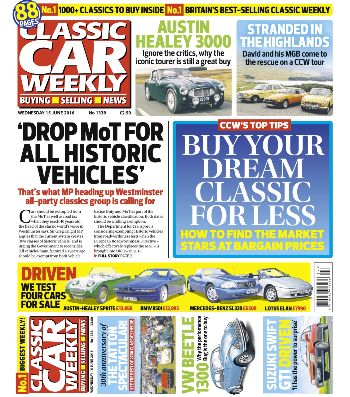 Classic Car Weekly Preview Pages