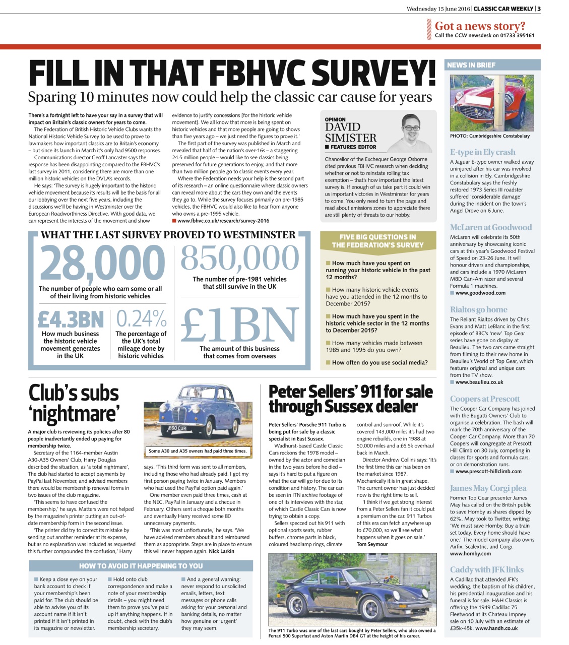 Classic Car Weekly Preview Pages