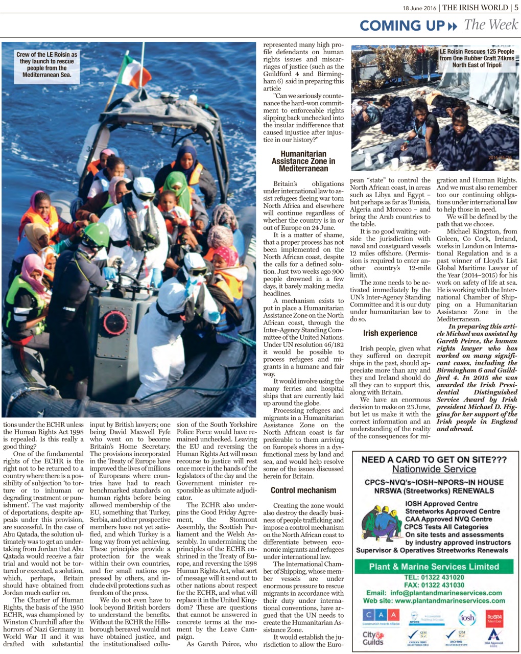 Irish World Preview Pages