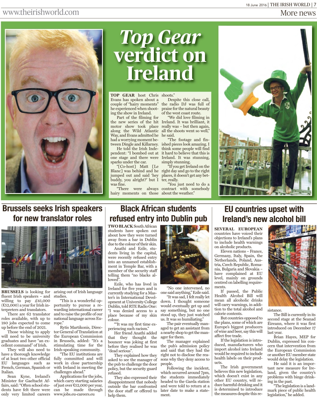 Irish World Preview Pages