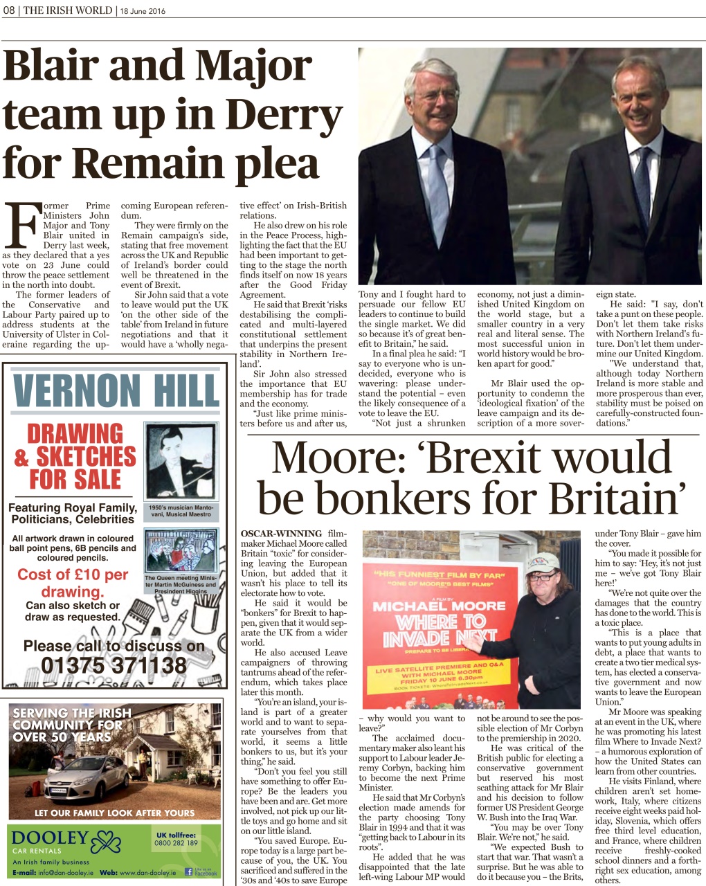 Irish World Preview Pages