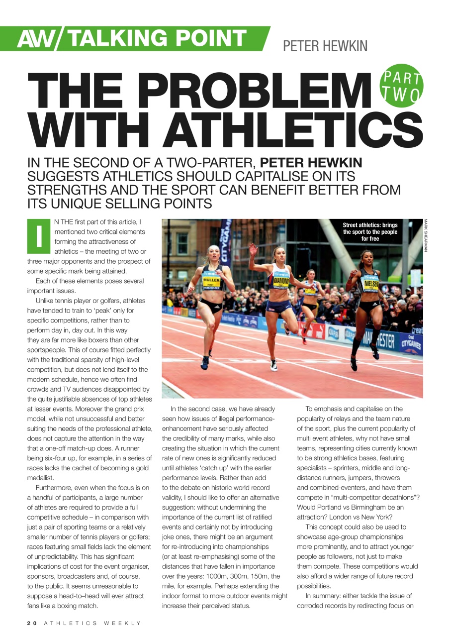 AW – Athletics Weekly Magazine Preview Pages