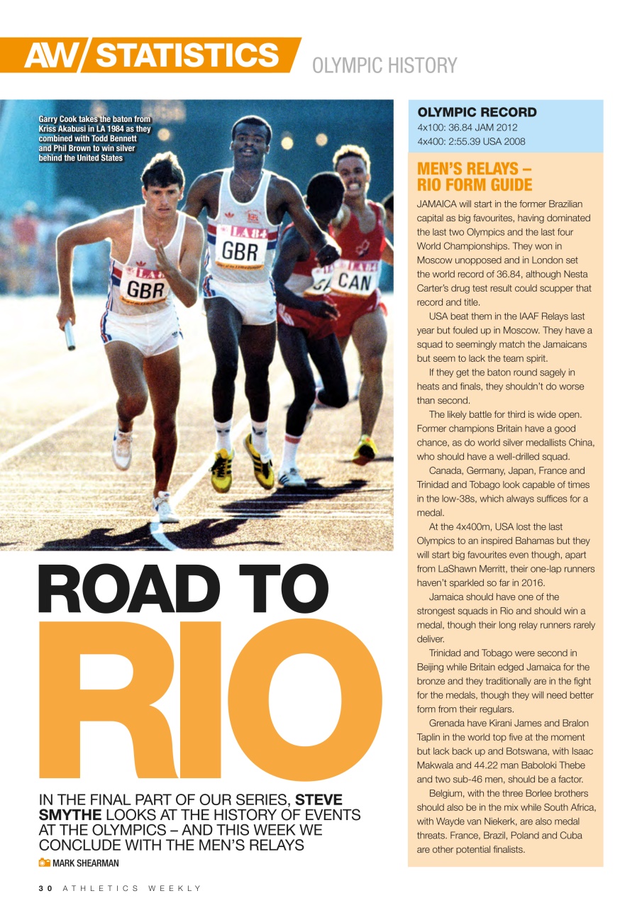 AW – Athletics Weekly Magazine Preview Pages