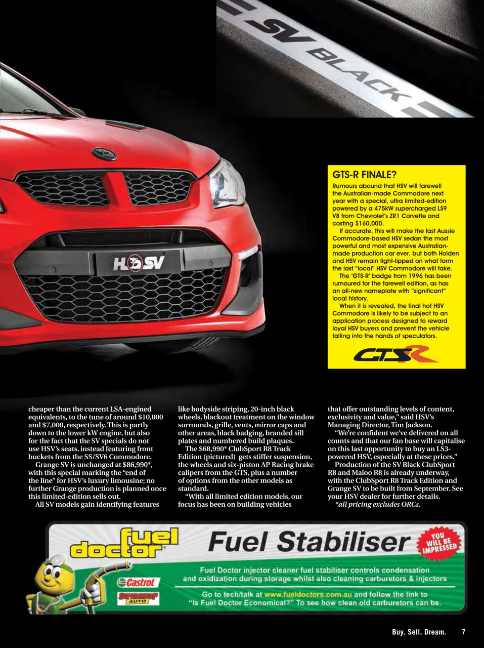 JUST CARS Preview Pages