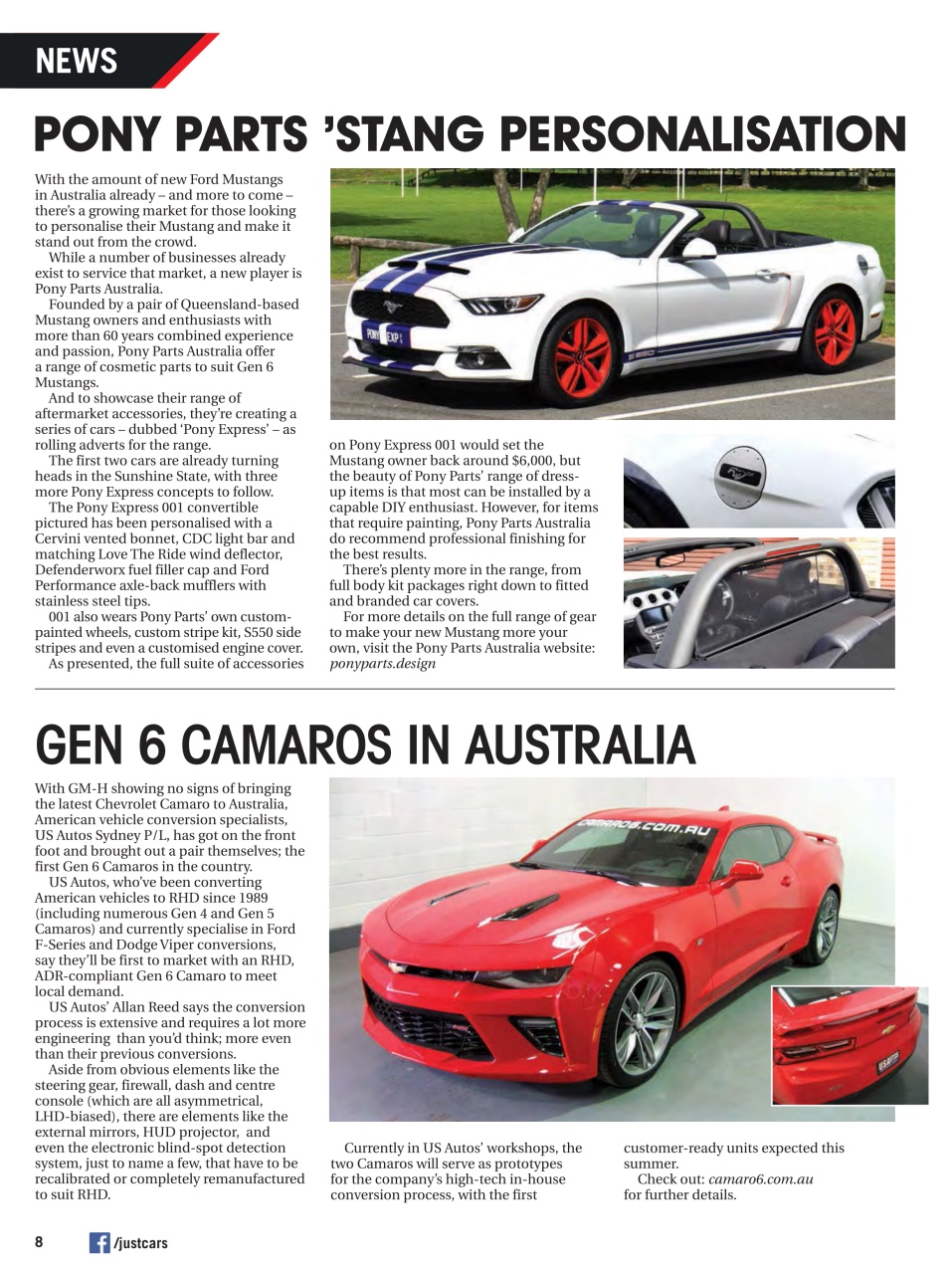 JUST CARS Preview Pages