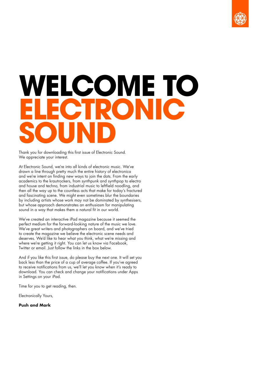Electronic Sound Preview Pages