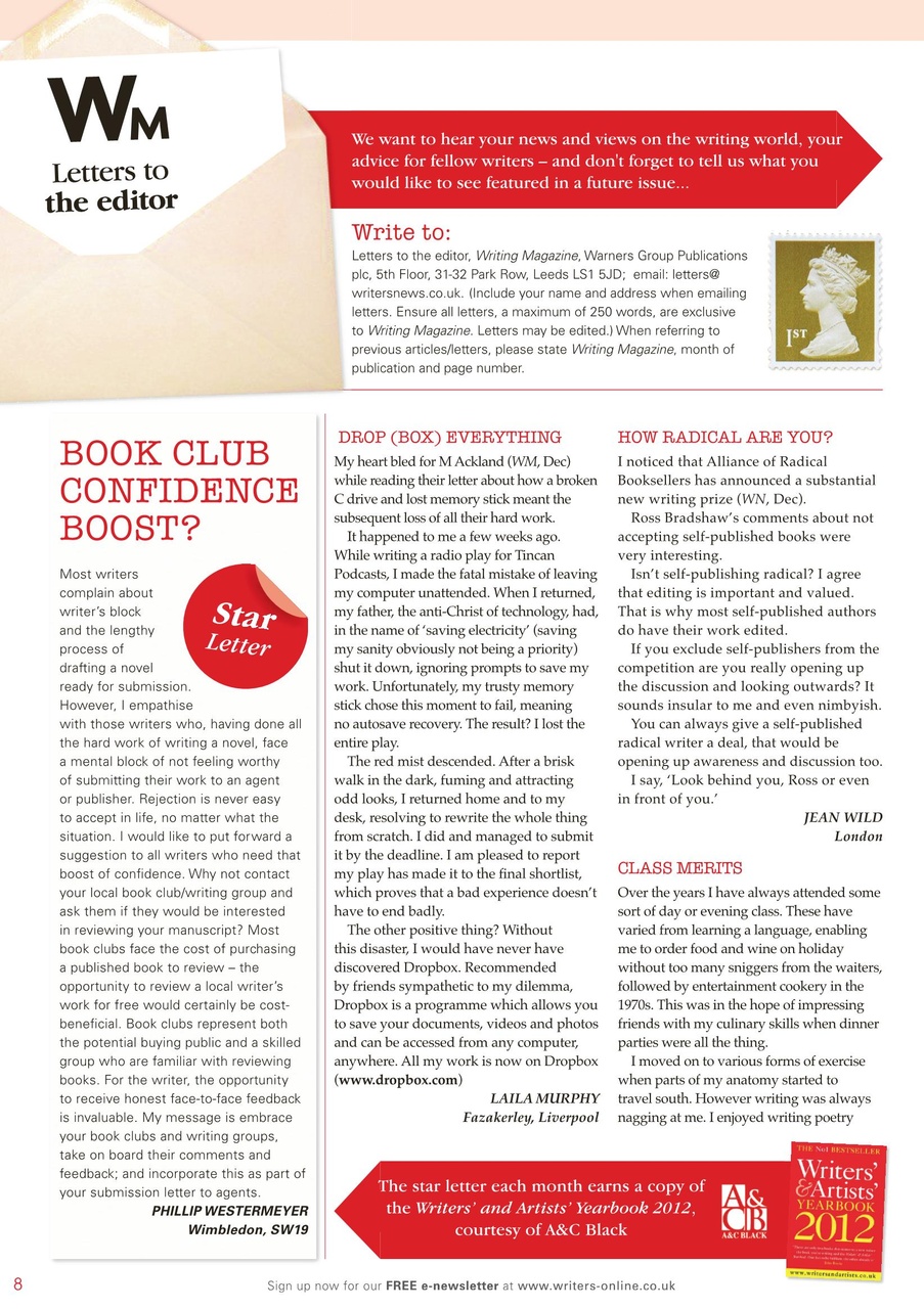 Writing Magazine Preview Pages