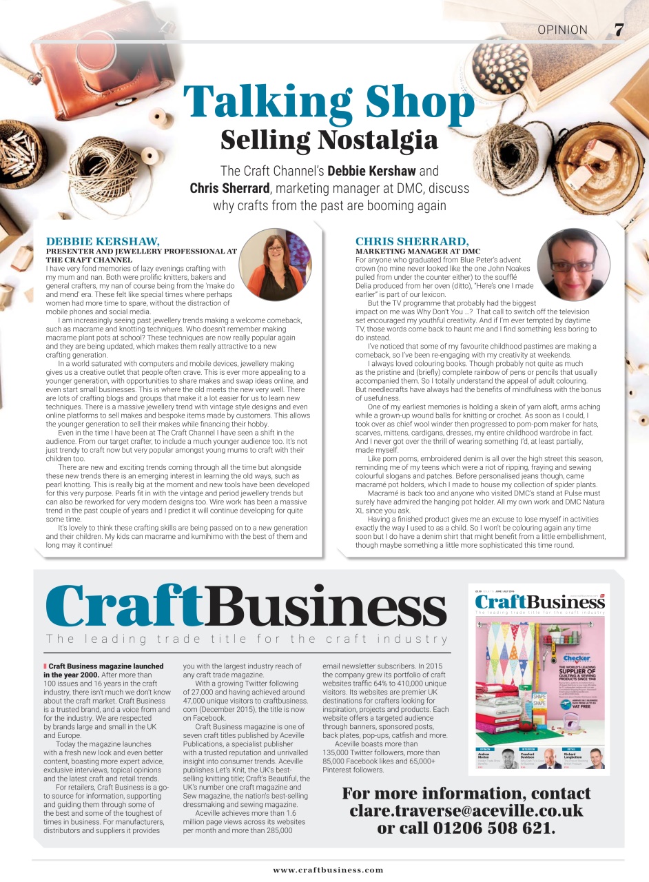 Craft Business Preview Pages
