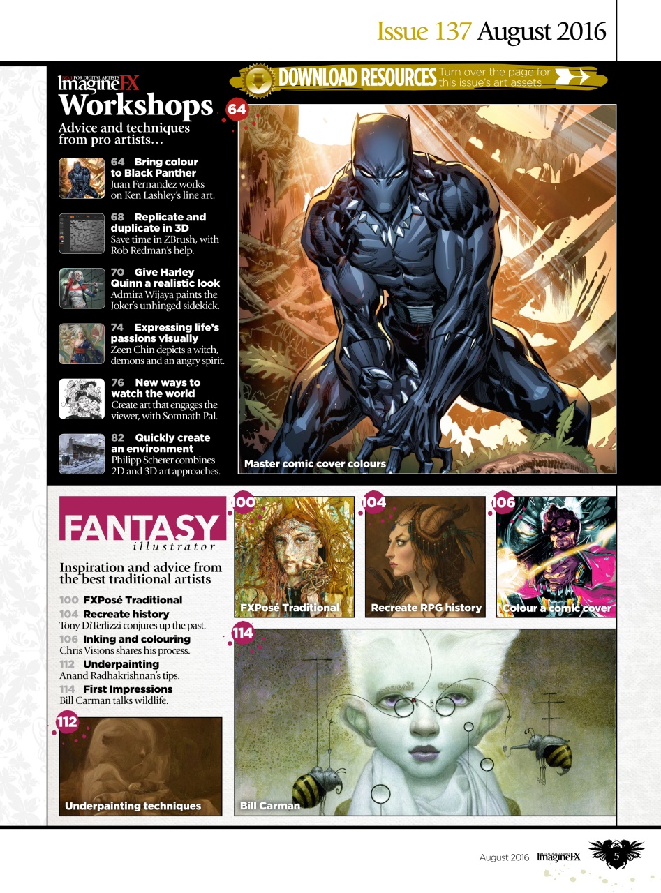ImagineFX Preview Pages
