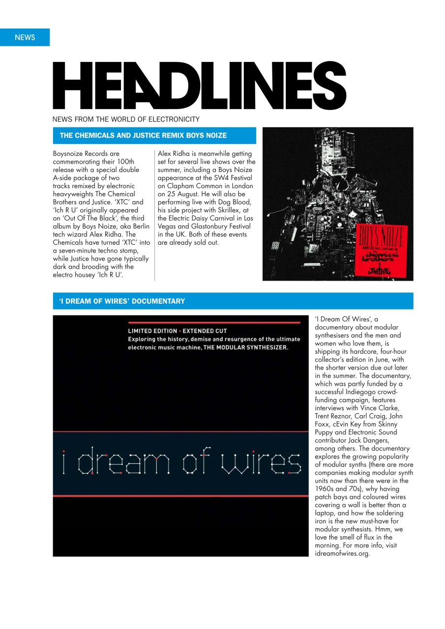 Electronic Sound Preview Pages