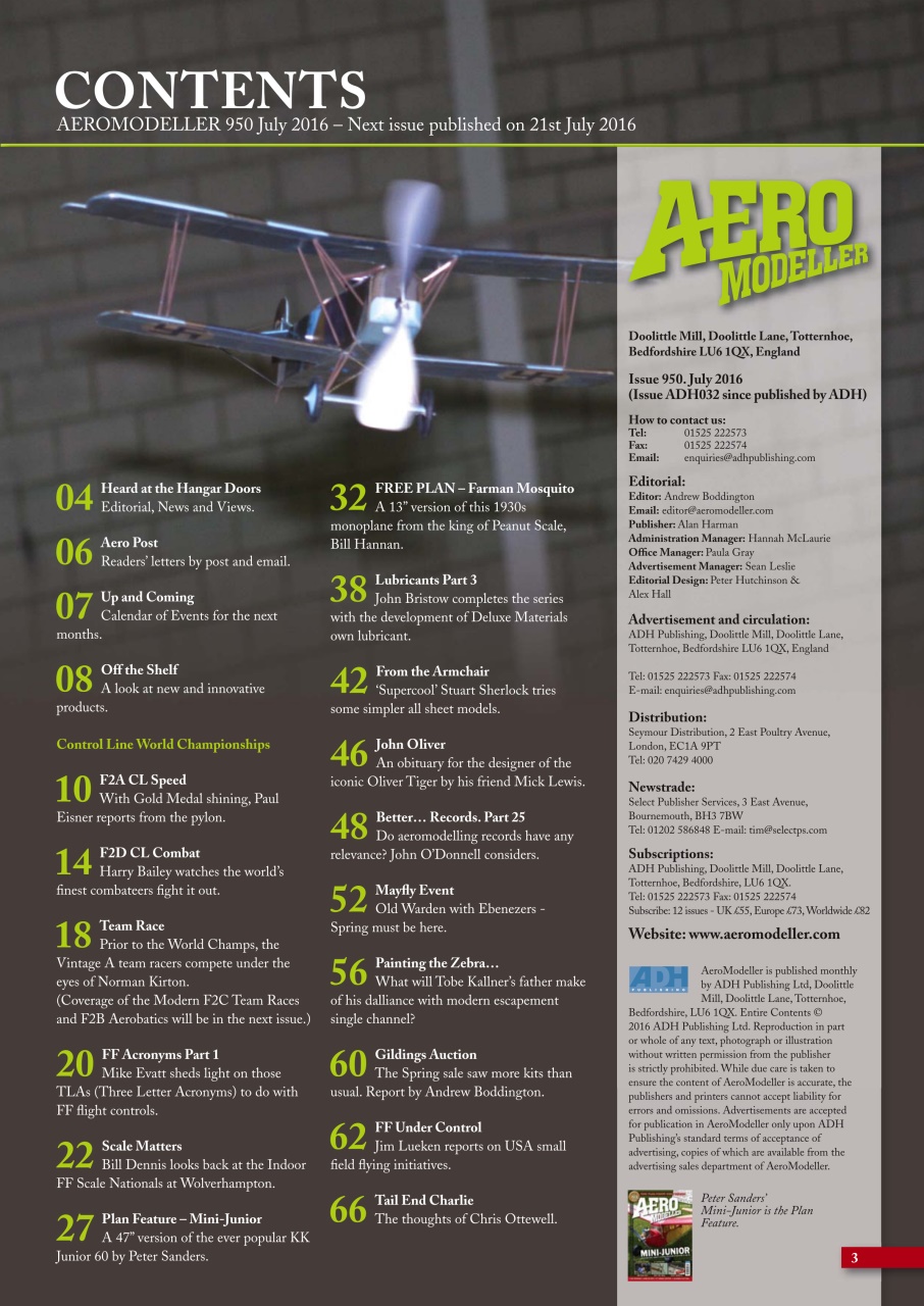 AeroModeller Preview Pages