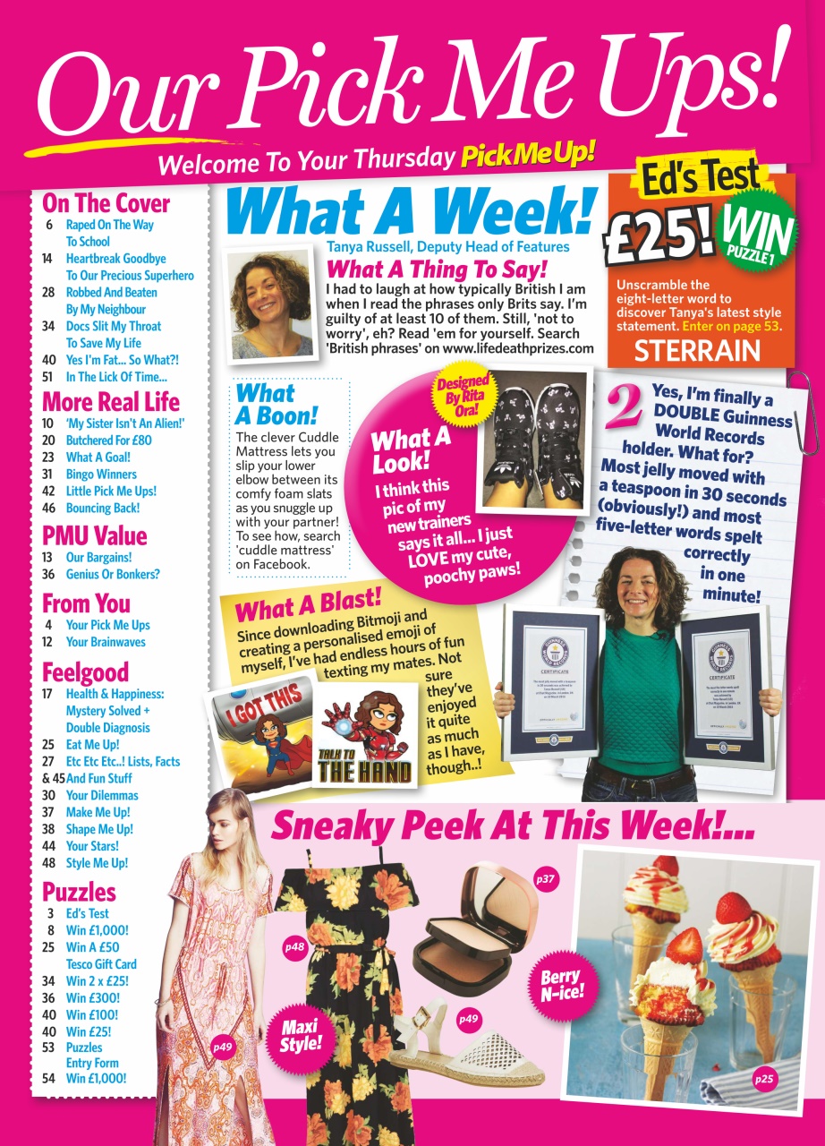 Pick Me Up Preview Pages