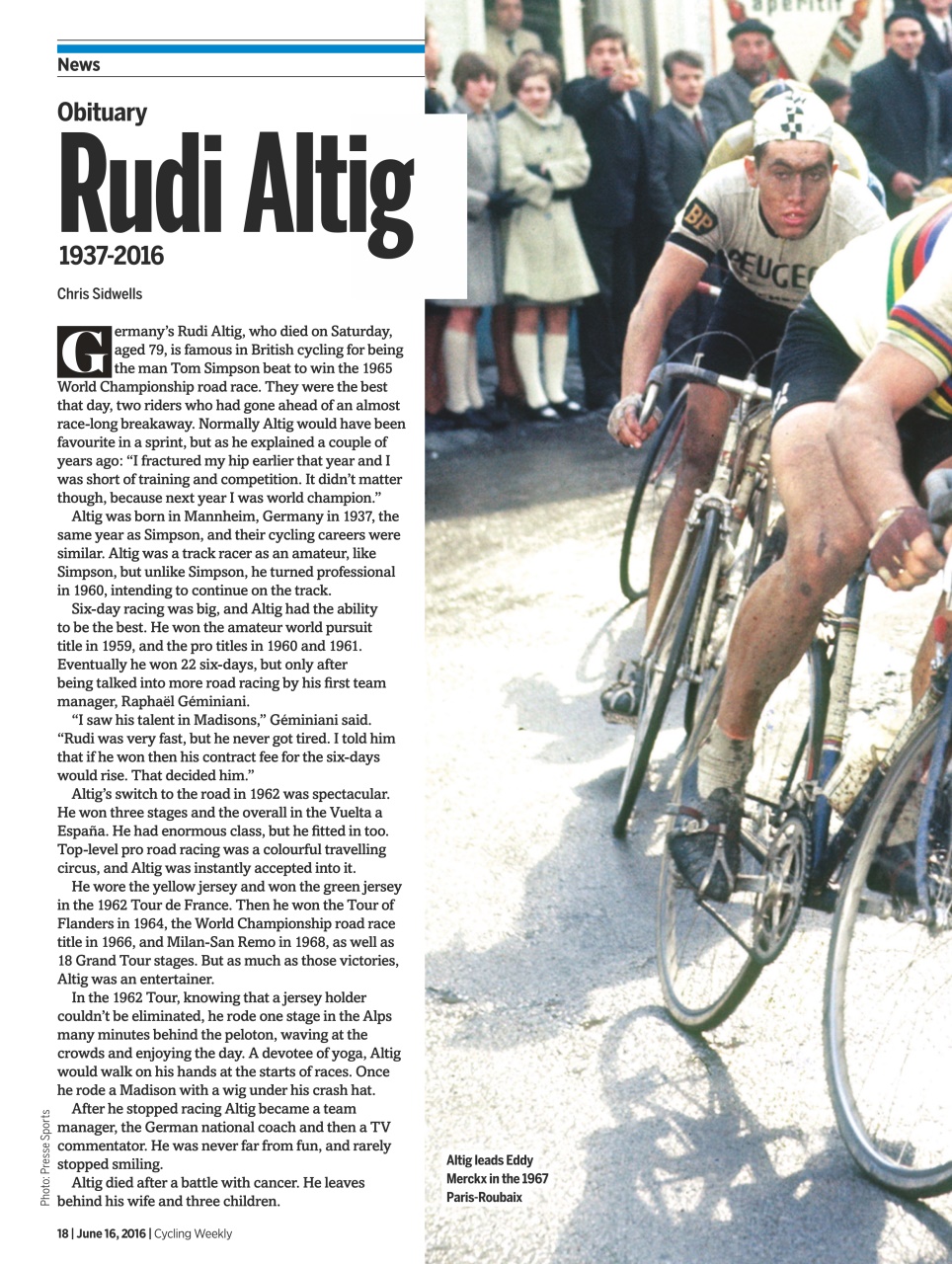Cycling Weekly Preview Pages