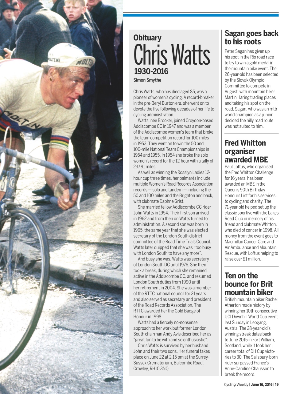 Cycling Weekly Preview Pages