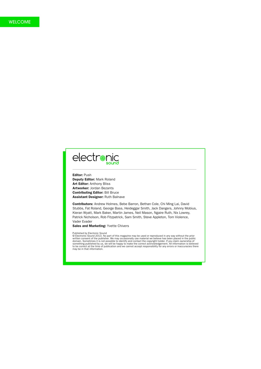 Electronic Sound Preview Pages