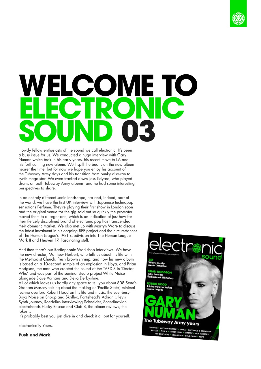 Electronic Sound Preview Pages