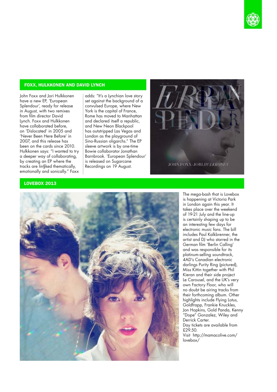 Electronic Sound Preview Pages