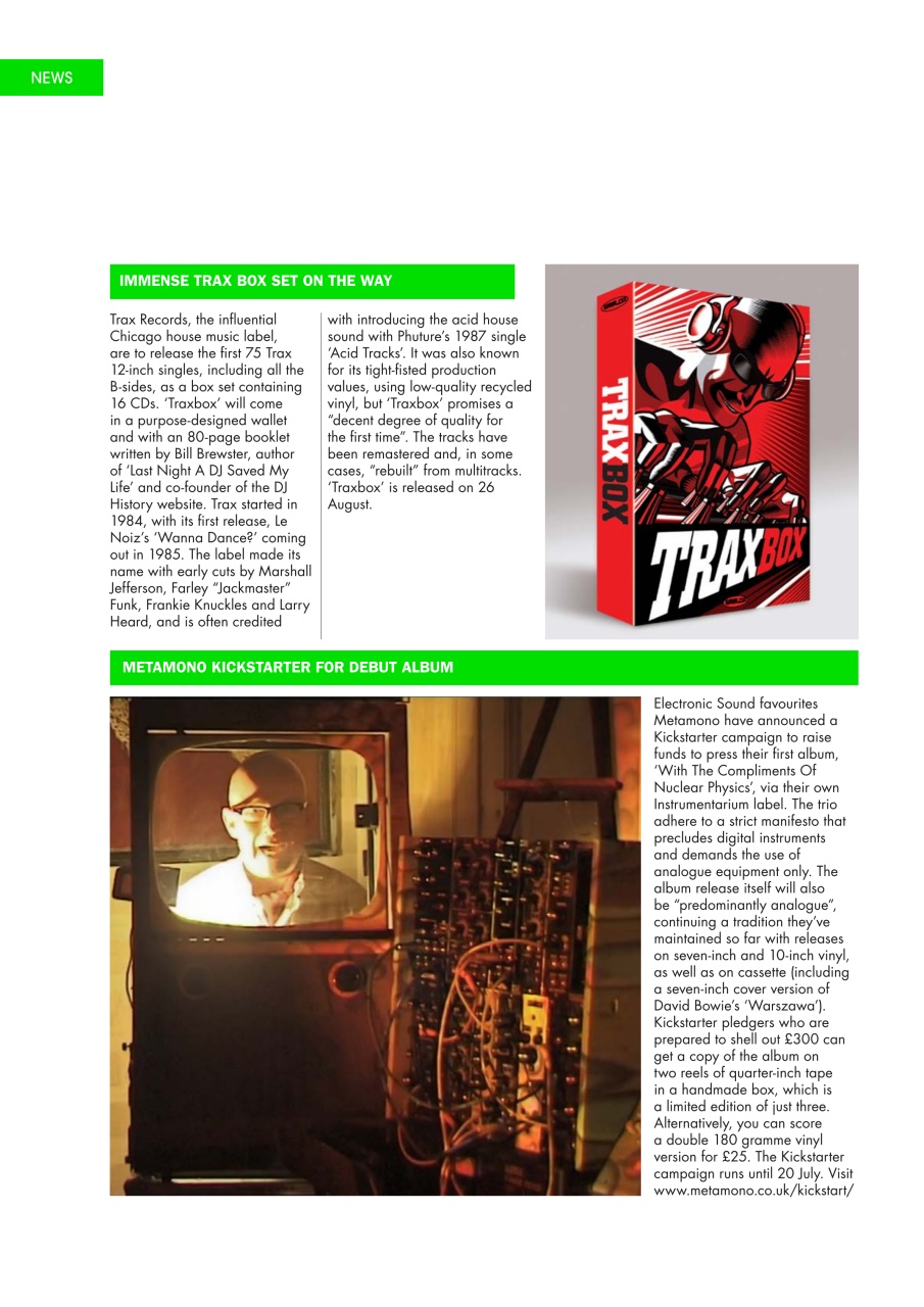 Electronic Sound Preview Pages