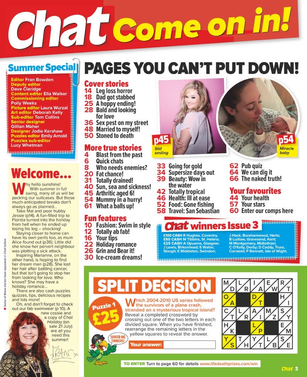 Chat Specials Preview Pages