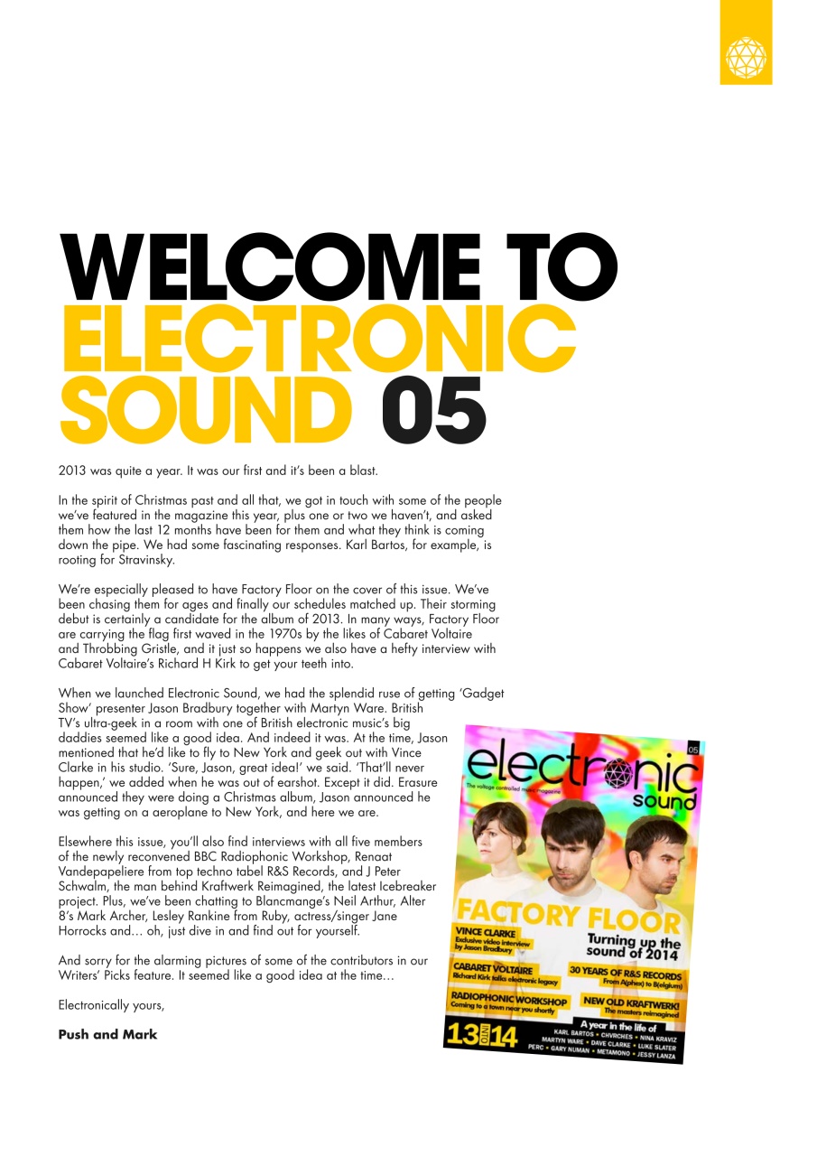 Electronic Sound Preview Pages