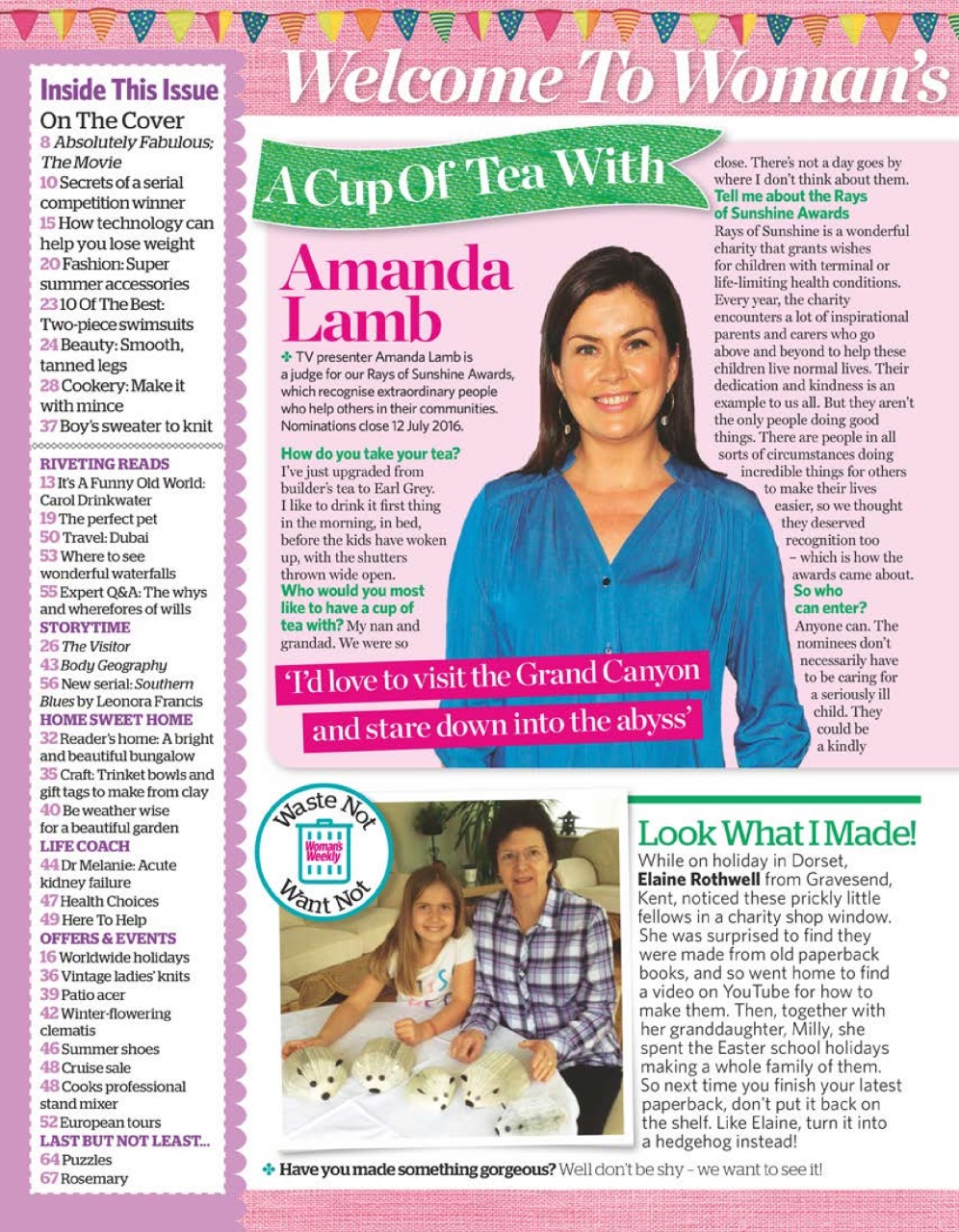 Woman's Weekly Preview Pages