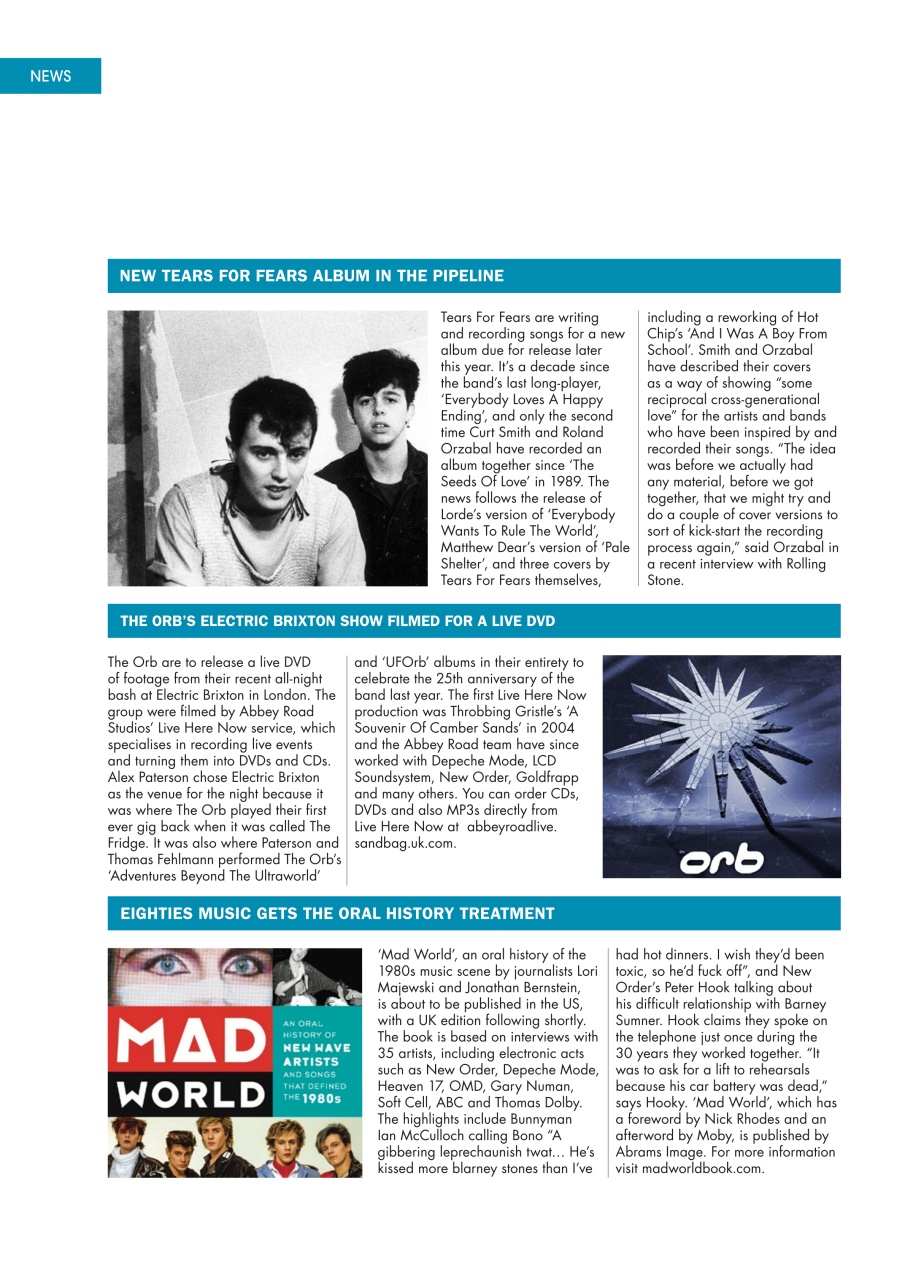 Electronic Sound Preview Pages
