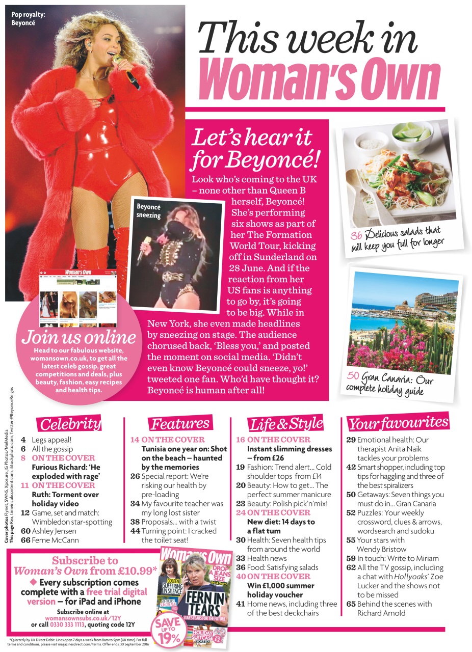 Woman's Own Preview Pages