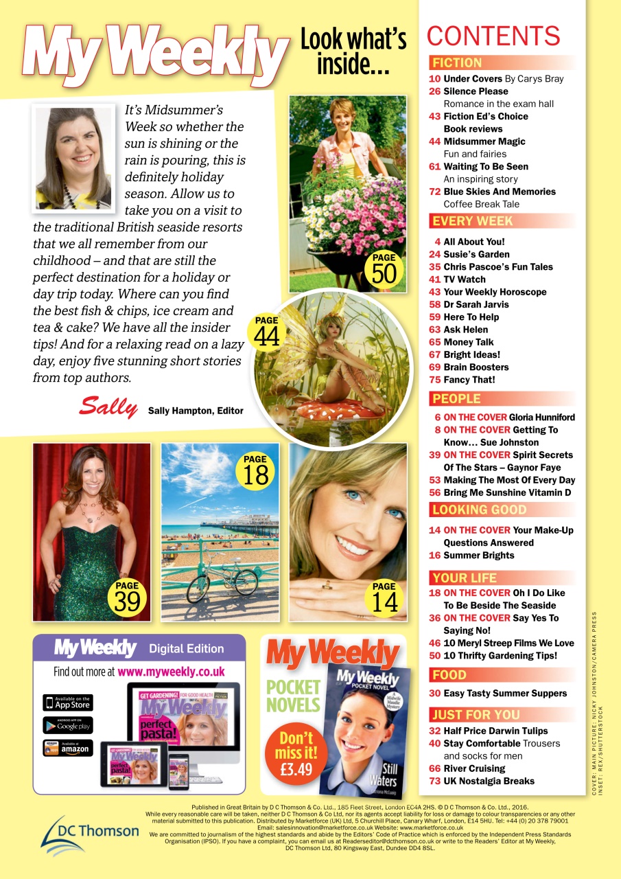 My Weekly Preview Pages