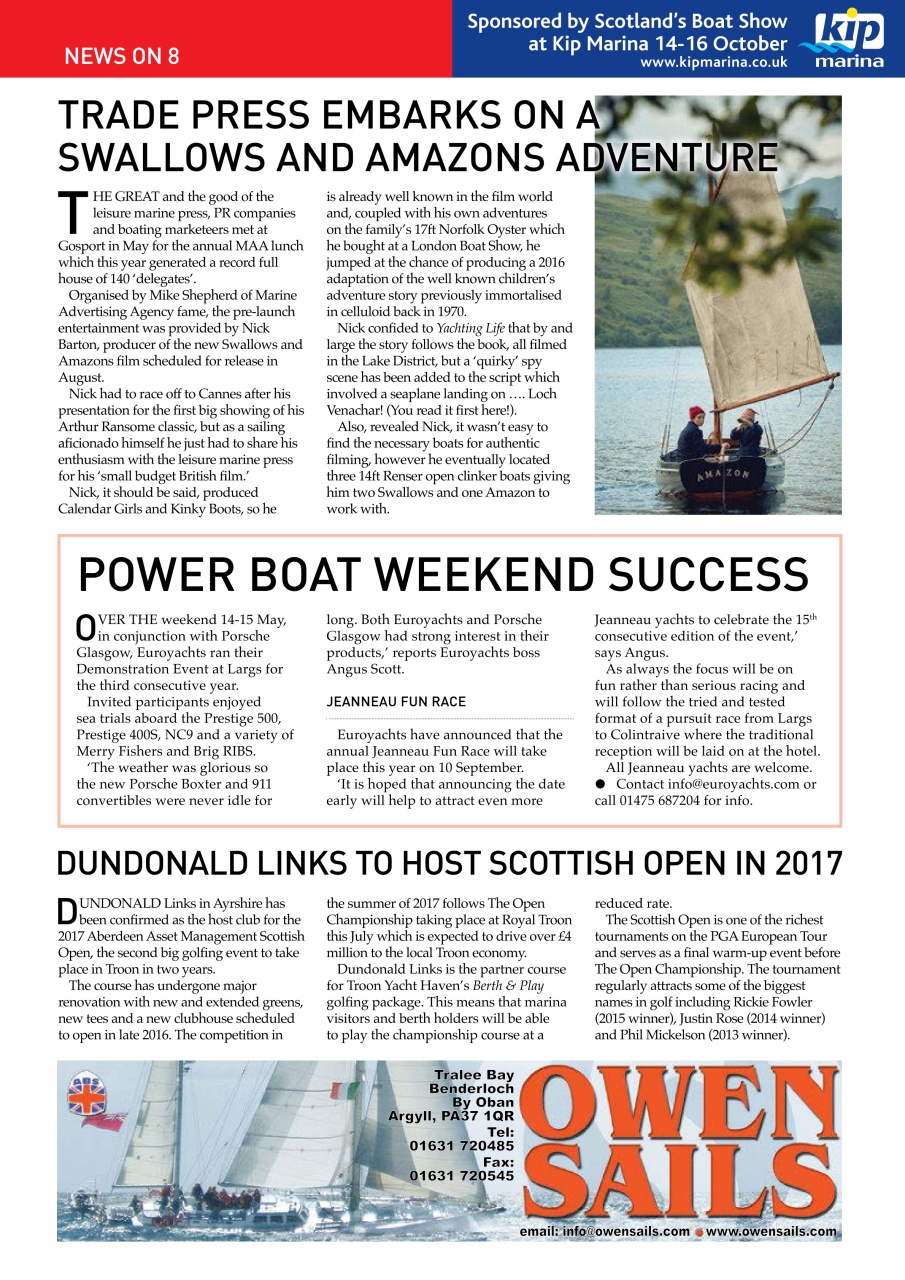 Yachting Life Preview Pages