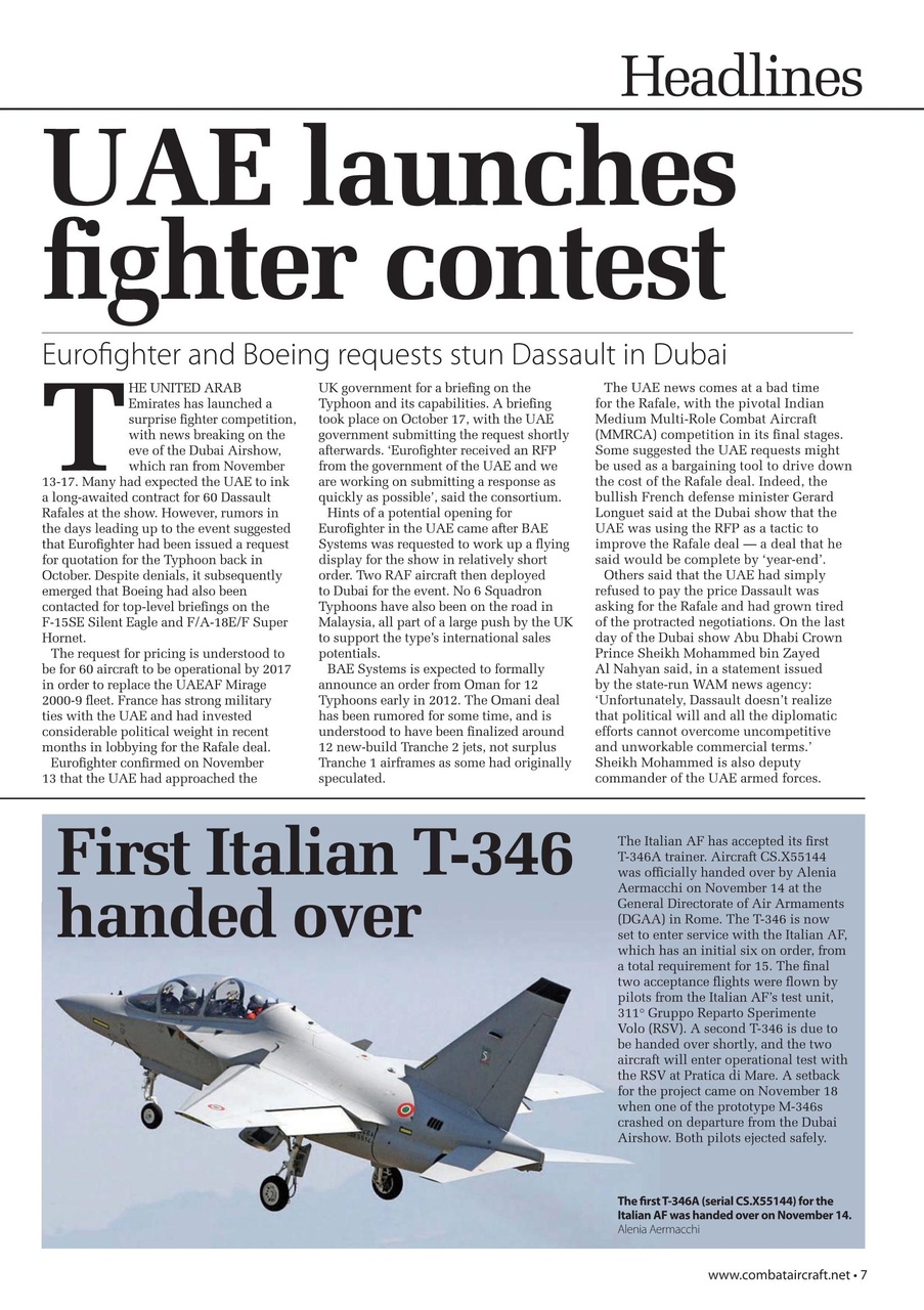 Combat Aircraft Journal Preview Pages