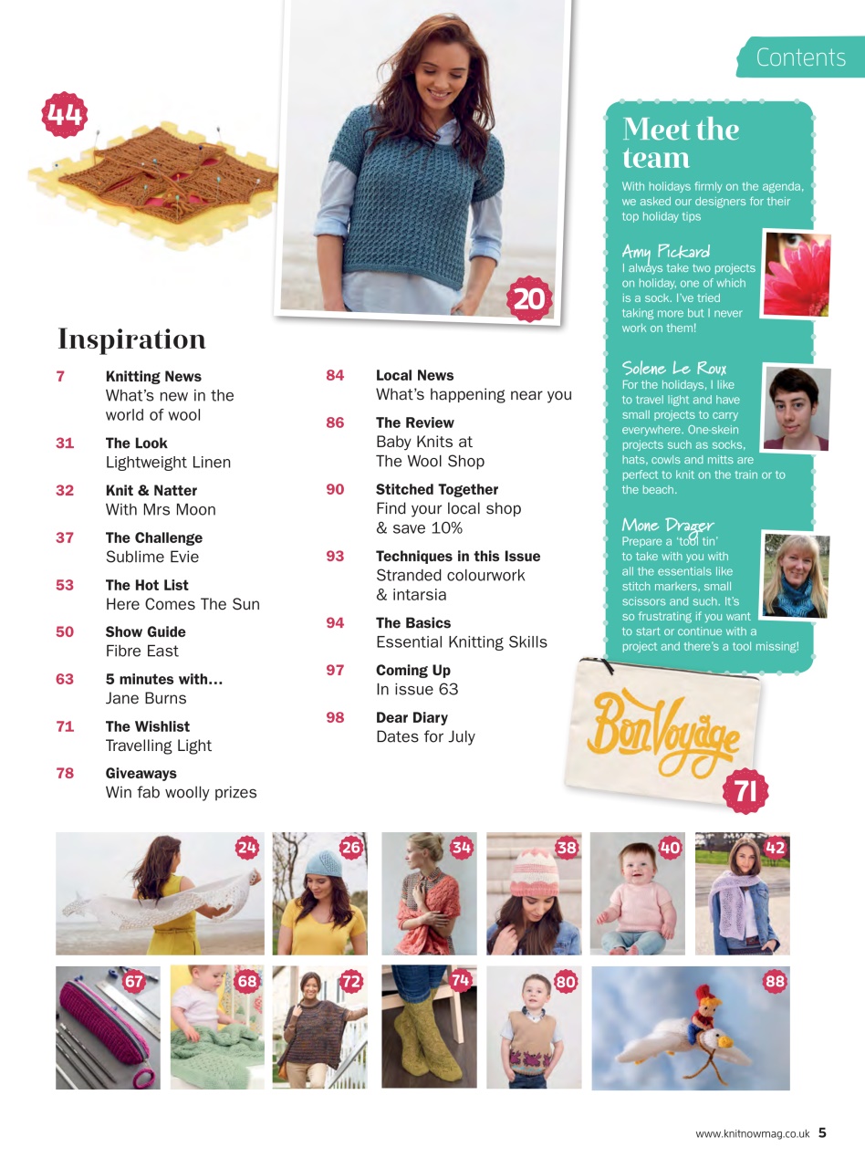 Knit Now Preview Pages