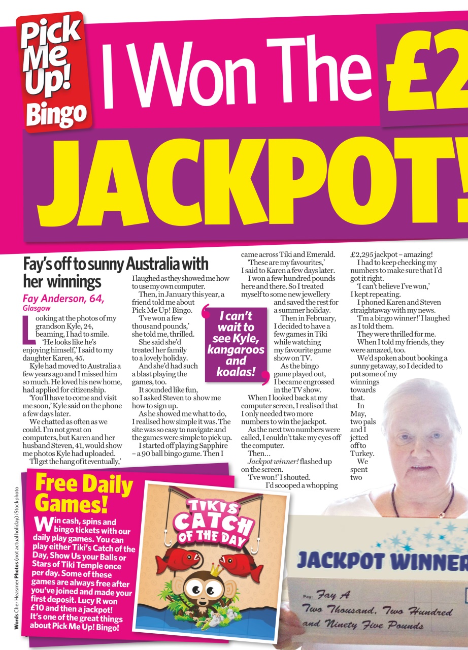 Pick Me Up Preview Pages