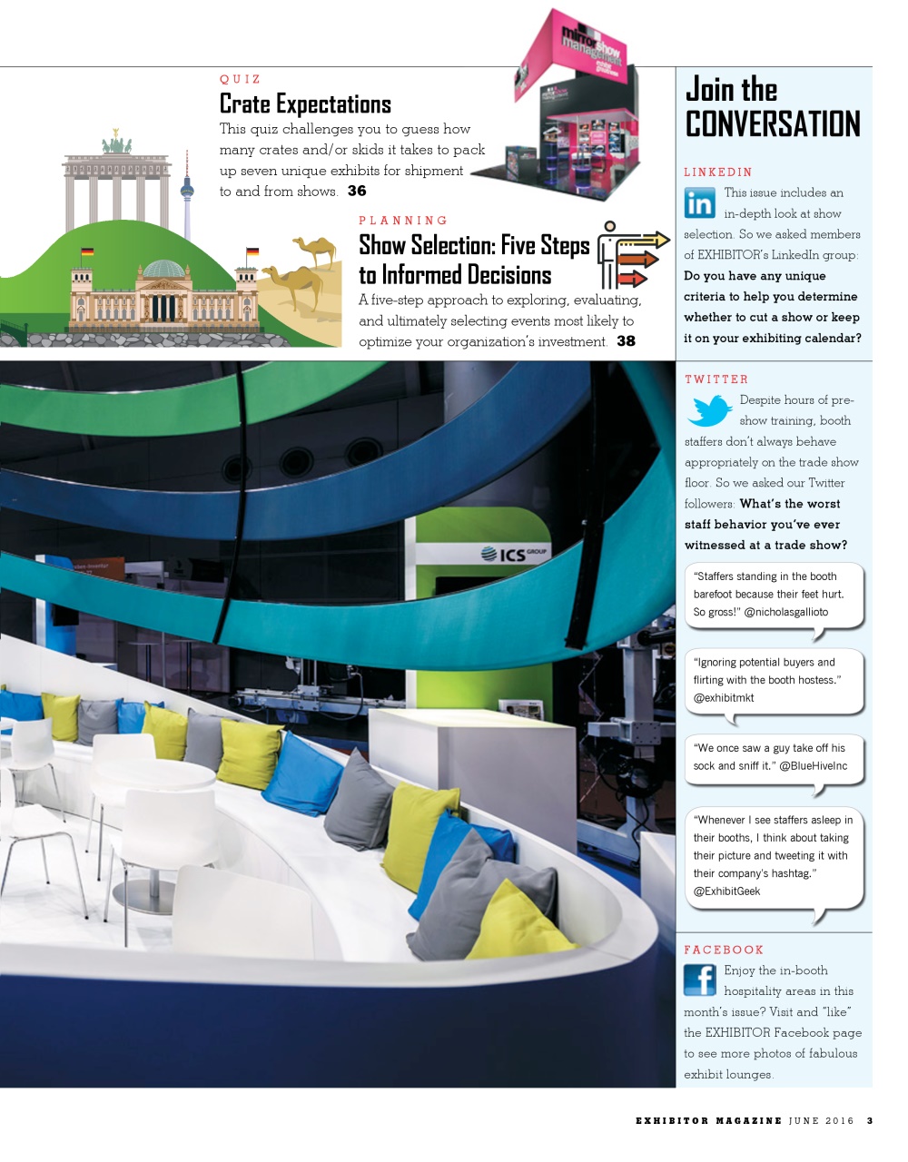 EXHIBITOR Magazine Preview Pages