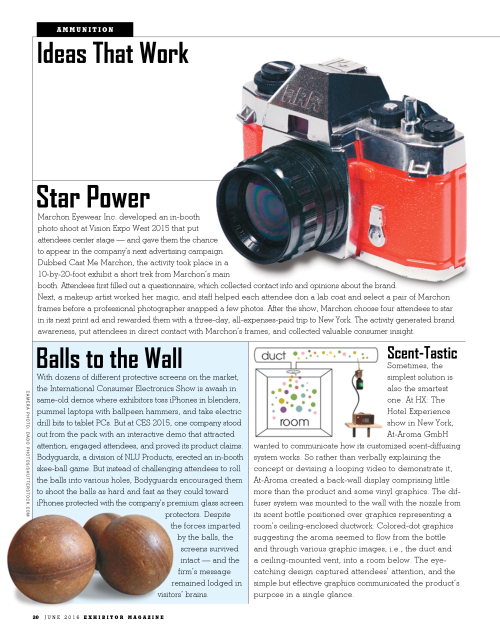 EXHIBITOR Magazine Preview Pages