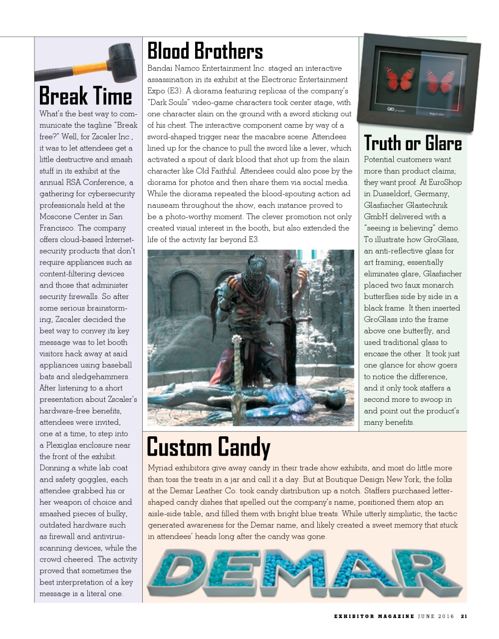 EXHIBITOR Magazine Preview Pages